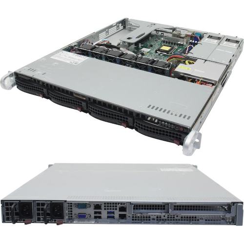 Сервер в корпусе высотой 1U НИКС sS6000/1U S62801Ai
