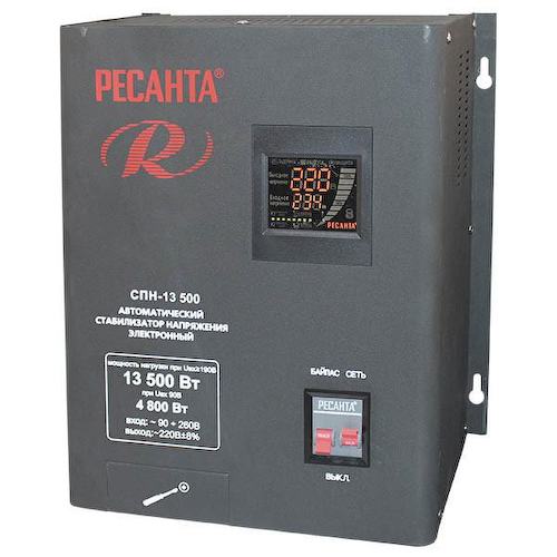 Стабилизатор напряжения 13.5 кВт Ресанта СПН-13500