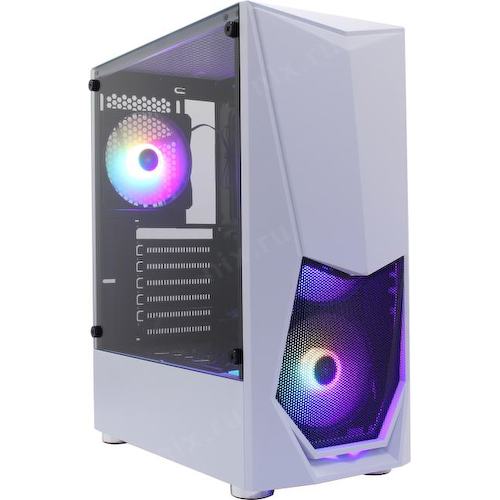 Корпус Miditower 1STPLAYER DK 3 DK-3-WH-3G6 ATX без БП с окном