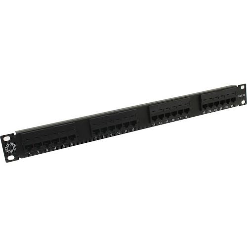 Patch Panel (коммутационная панель) кат.5e 5bites PPU55-01 24 порта 1U