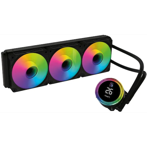 BD-LC360ARGB2-BK Система водяного охлаждения Bloody BD-LC360ARGB2 ARGB Soc-AM5/AM4/1200/1700/1851 черный 4-pin 22-35dB