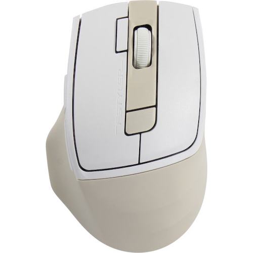 Беспроводная Мышь A4Tech FSTyler FG45CS Air2 Cream Beige (USB, 7btn, 2000 dpi)