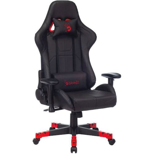 Кресло игровое A4Tech Bloody GC-550 черный эко.кожа крестов.