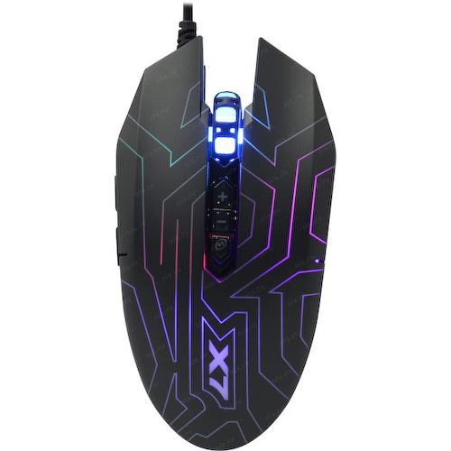 Проводная Мышь A4Tech Game Optical Mouse X-77 Maze (USB, 8btn, 2400 dpi)