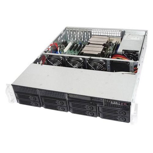 A0-CSR2537B100T1 Корпус Ablecom CS-R25-37P, PSU: CRPS(1+1), Acbel: 800W HDD Tray: 8, 8-port 6Gbps SAS/SATA to SATA with