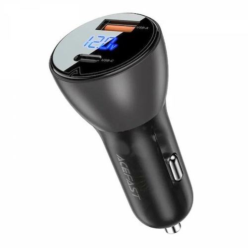 Зарядка USB-устройств от "прикуривателя" автомобиля Acefast B6