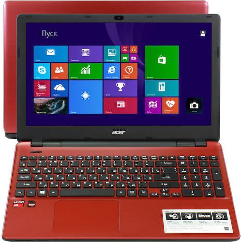 Ноутбук Acer Aspire E5 521G-841X <NX.MS6ER.001> (AMD A8-6410 APU, 4 ГБ, 500 Гб HDD, Radeon R5 M240 (64 бита), WiFi, Bluetooth, Win8, 15")