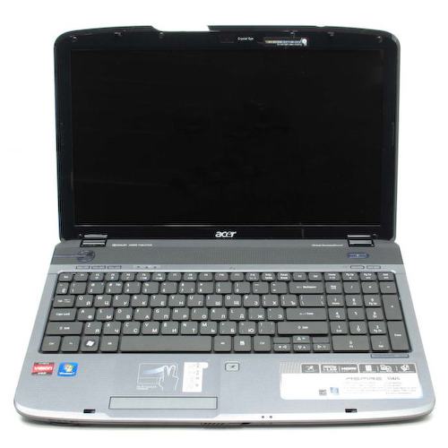 Ноутбук Acer Aspire 5542G-504G32Mi (AMD Turion II Mobile M500, 4 ГБ, 320 Гб HDD, Mobility Radeon HD 5470 (64 бита), WiFi, Bluetooth, Win7HP, 15")