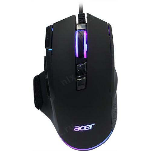 Проводная Мышь Acer Optical Mouse OMW180 (USB, 9btn, 6400 dpi)