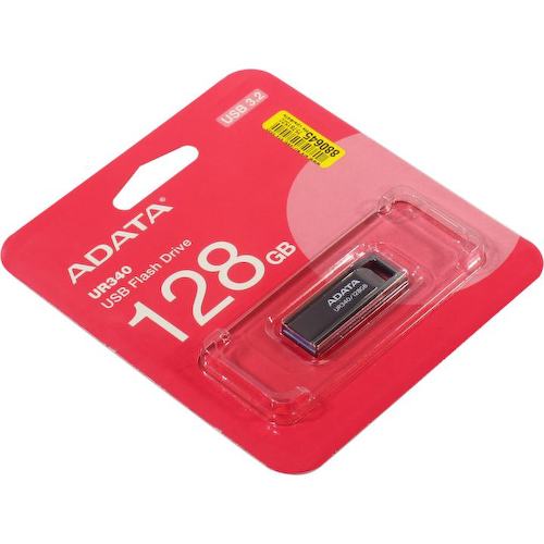Флешка ADATA UR340 AROY-UR340-128GBK USB 128 ГБ