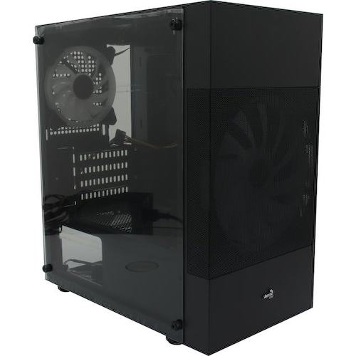 Корпус Minitower AeroCool Atomic Atomic Lite-G-BK-v2 MicroATX без БП с окном