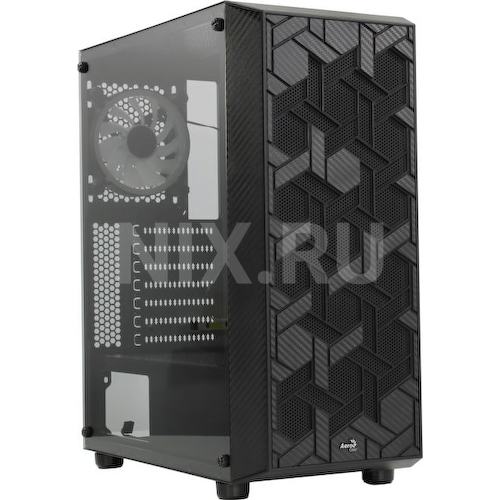 Корпус Miditower AeroCool Hive FRGB ATX без БП с окном