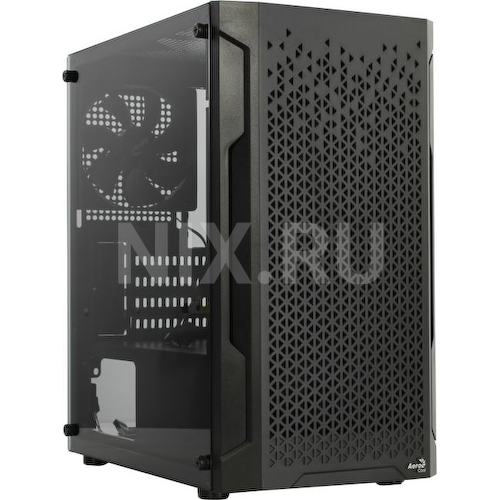 Корпус Minitower AeroCool Trinity Mini-G-BK-v1 MicroATX без БП с окном