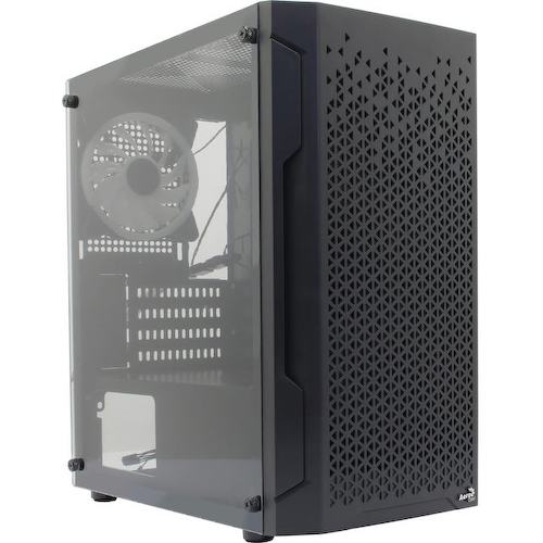 Корпус Minitower AeroCool Trinity Mini-G-BK-v2 MicroATX без БП с окном