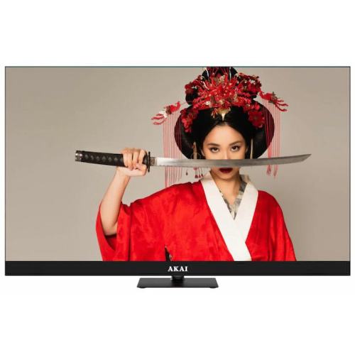 ЖК телевизор AKAI QLED 144Гц GoogleTV 55 дюймов с саундбаром, черный TA55BQ900