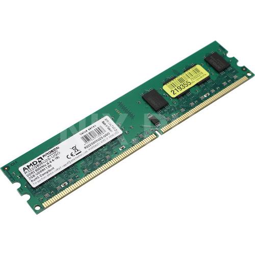 Модуль памяти AMD Radeon Value Series <R322G805U2S-UGO> DDR2 1x 2 Гб <PC2-6400>