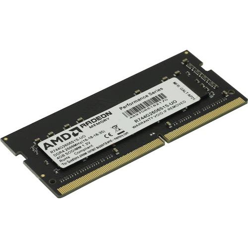 Модуль памяти AMD Radeon R7 Performance Series <R744G2606S1S-UO> SO-DIMM DDR4 1x 4 Гб <PC4-21300>