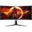 34" (86.4 см) AOC CU34G2XP, вид спереди