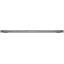 Ноутбук Apple MacBook Pro 14 M3 (ноябрь 2023 года) MTL73LL/A Space Grey A2918 (Apple M3, 8 ГБ, 512 ГБ SSD, WiFi, Bluetooth, MacOS, 14"), вид спереди