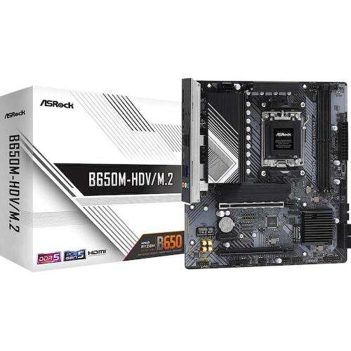 Материнская плата Socket AM5 ASRock B650M-HDV M.2 2DDR5 MicroATX