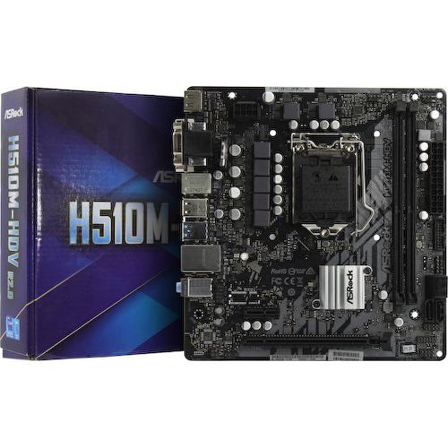 Материнская плата Socket LGA1200 ASRock H510M-HDV R2.0 2DDR4 MicroATX
