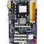 Материнская плата Socket AM3 ASRock M3A-GLAN 4DDR2 ATX, вид сверху