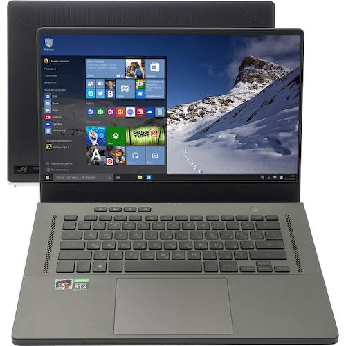 Ноутбук ASUS ROG Zephyrus G15 GA503QS <90NR04J2-M01860> (AMD Ryzen 9 5900HS, 32 ГБ, 1 Тб SSD, GeForce<sup>®</sup> RTX 3080 (256 бит) Max-Q, WiFi, Bluetooth, Win10, 15")