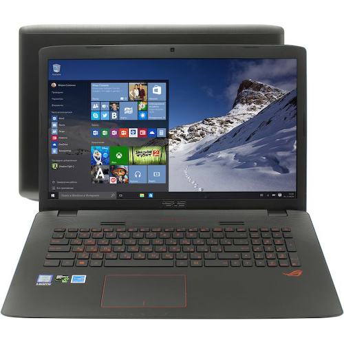 Ноутбук ASUS ROG GL752VW <GL752VW-T4474T> (Intel Core i5 6300HQ, 8 ГБ, 1 Тб HDD, GeForce<sup>®</sup> GTX 960M (128 бит), WiFi, Bluetooth, Win10, 17")