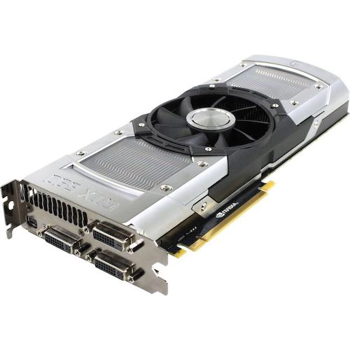 Игровая видеокарта ASUS GTX690-4GD5 GeForce<sup>®</sup> GTX 690 4 Гб GDDR5