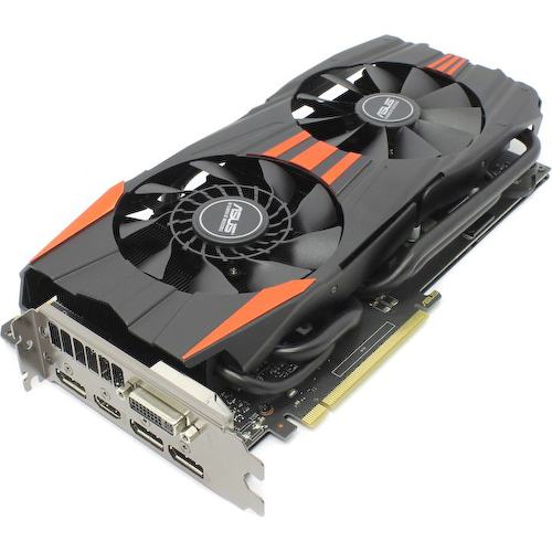 Игровая видеокарта ASUS GTX960-DC2OC-4GD5-BLACK GeForce<sup>®</sup> GTX 960 OC 4 Гб GDDR5