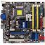 Материнская плата Socket LGA775 ASUS P5Q-EM 4DDR2 MicroATX, вид сверху