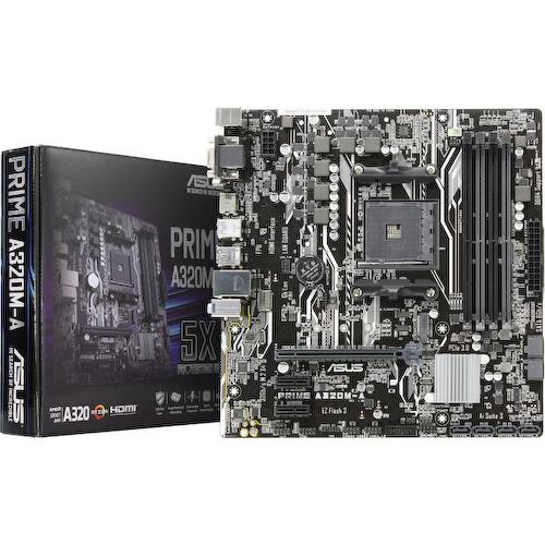 Материнская плата Socket AM4 ASUS PRIME A320M-A 4DDR4 MicroATX