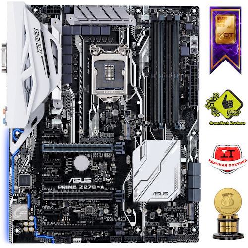 Материнская плата Socket LGA1151 ASUS PRIME Z270-A 4DDR4 ATX