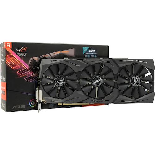 Игровая видеокарта ASUS ROG Strix ROG-STRIX-RX590-8G-GAMING RADEON RX 590 8 Гб GDDR5