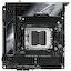 Материнская плата Socket AM5 ASUS ROG STRIX X670E-I GAMING WIFI 2DDR5 ECC/DDR5 Mini-ITX с высокой заглушкой, вид сверху