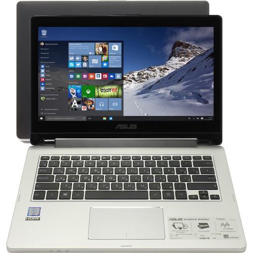 Ноутбук ASUS Transformer Book Flip TP300UA <TP300UA-C4048T> (Intel Core i7 6500U, 8 ГБ, 128 Гб SSD, WiFi, Bluetooth, Win10, 13")