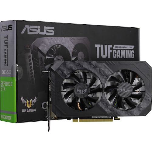 Игровая видеокарта ASUS TUF Gaming TUF-GTX1650S-O4G-GAMING GeForce<sup>®</sup> GTX 1650 SUPER OC 4 Гб GDDR6