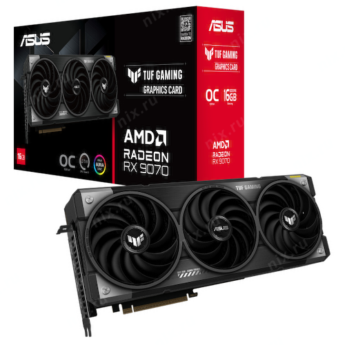 ASUS Gaming TUF-RX9070-O16G-GAMING RADEON RX 9070 OC 16 Гб GDDR6