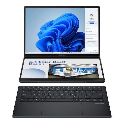Ноутбук ASUS ZenBook Duo UX8406CA-PZ212X <90NB14X1-M00BE0> (Intel Core Ultra 9 285H, 32 ГБ, 1 Тб SSD, Win11Pro, 14")