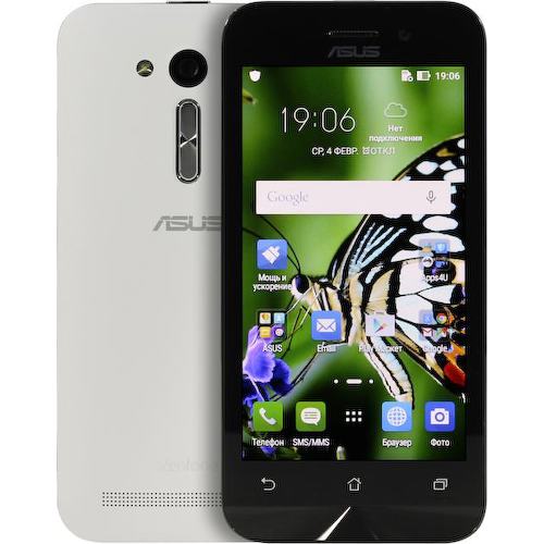 Смартфон ASUS ZenFone Go ZB452KG White 8 Гб