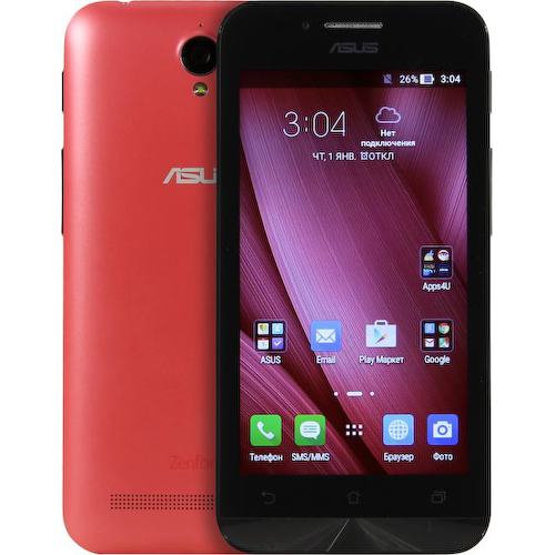 Смартфон ASUS ZenFone Go ZC451TG Pink 8 Гб