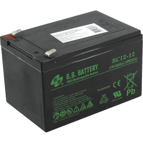 Аккумулятор для ИБП (батарея для UPS) B.B. Battery BC12-12 12В 12 Ач