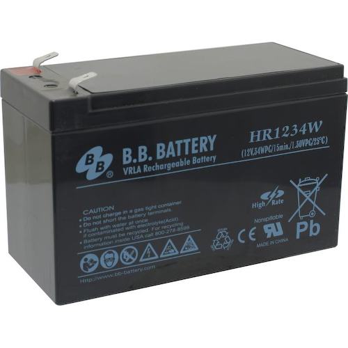 Аккумулятор для ИБП (батарея для UPS) B.B. Battery HR1234W 12В 7 Ач