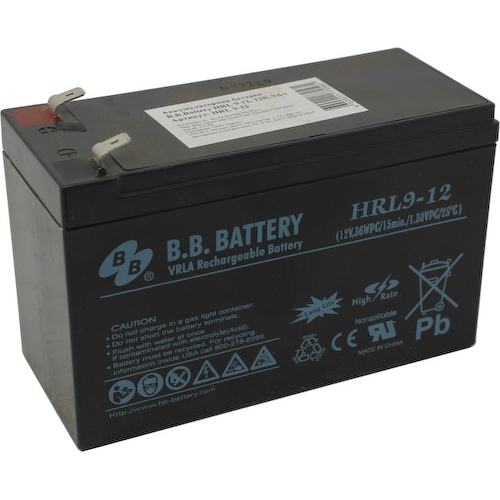 Аккумулятор для ИБП (батарея для UPS) B.B. Battery HRL9-12 12В 9 Ач