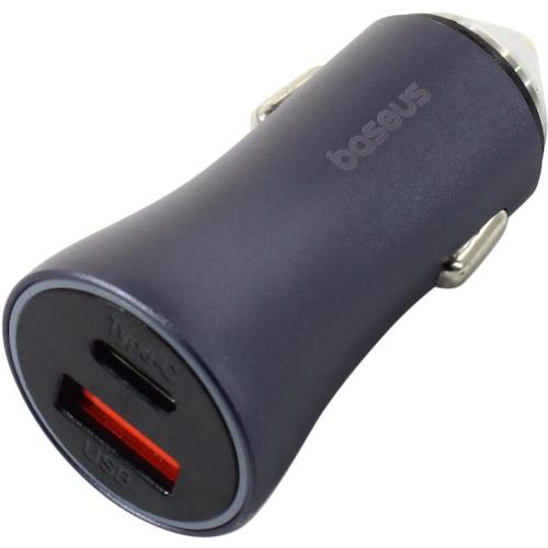 Зарядка USB-устройств от "прикуривателя" автомобиля Baseus Golden Contactor Pro Dual