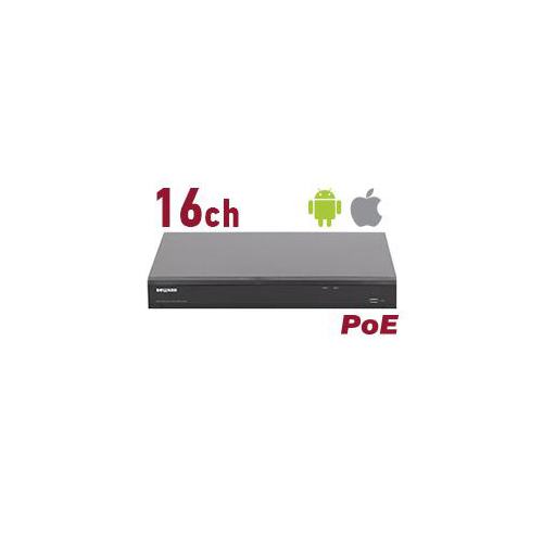 IP видеорегистратор (RK2216-P) 16 IP-каналов с PoE, H.265/H.264, 256 Мбит/с, 4000х3000 (12 Мп), Beward