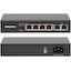 Коммутатор Ethernet (ST-6HP4) Неуправляемый, 6 портов, 10/100 Мбит/с , PoE бюджет 60 Вт Beward, вид спереди
