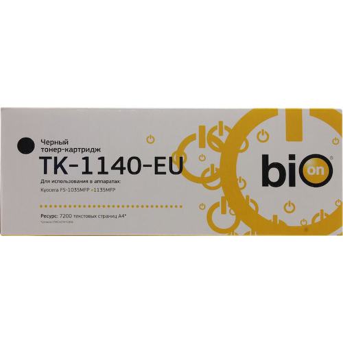 Картридж черный (или контейнер с черными чернилами) BION TK-1140-EU
