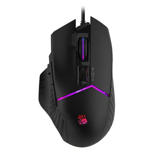 Bloody Gaming Mouse <W95 Max Stone Black> (RTL) USB 8btn+Roll