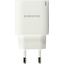 Зарядка USB-устройств от 220В BOROFONE BA83A Flare Star White USB Type A "мама", USB Type C "мама" (20 Вт), вид сверху